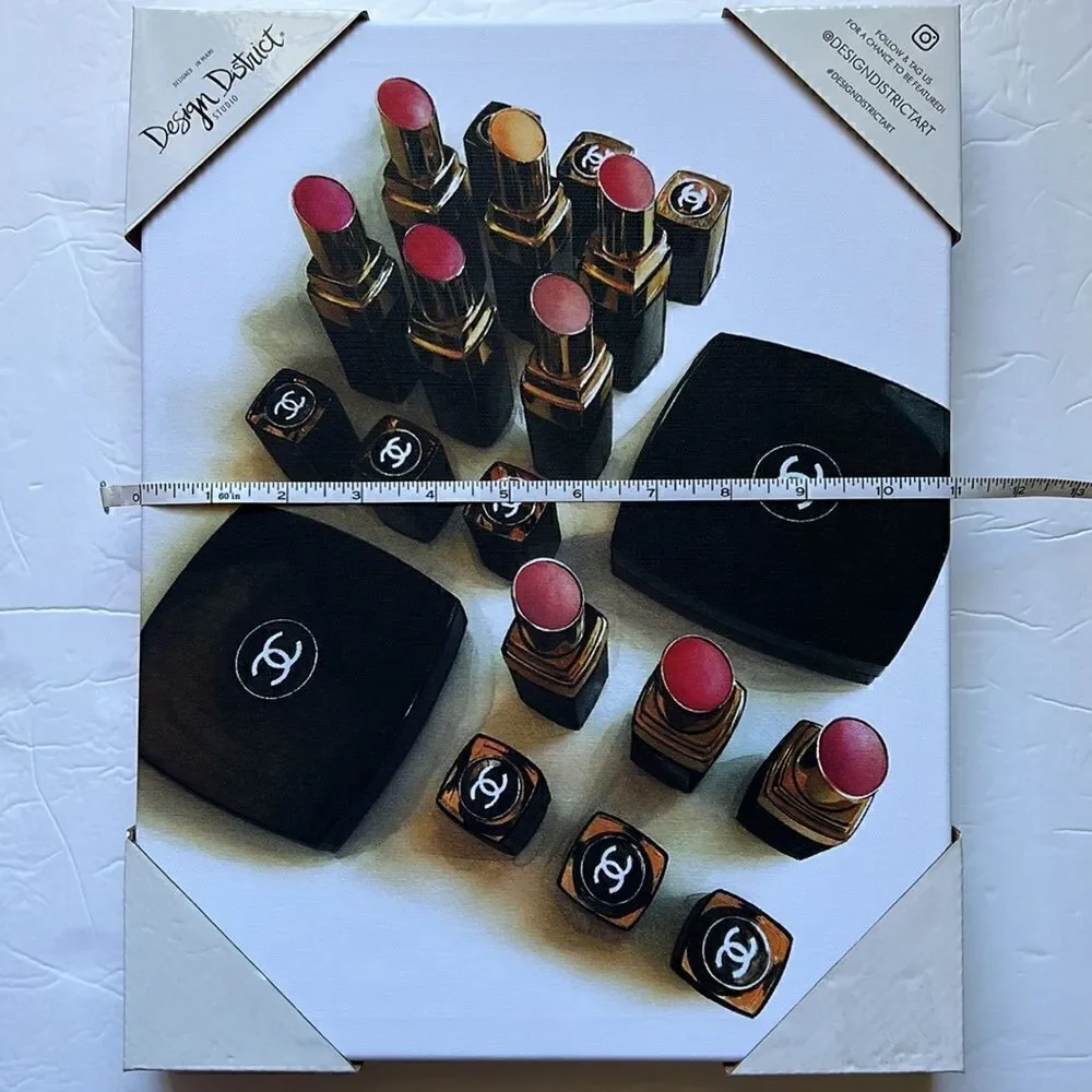 Design District Studio Chanel Makeup Wall Hanging Print